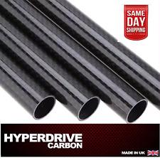 Carbon Fiber Tube Gloss Plain 3k 8mm to 50mm OD  1000mm Length UK Supplier!