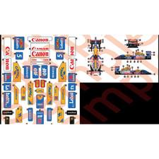 Williams Racing FW14B Mansell Period-Correct Livery Sticker Set for LEGO 10353